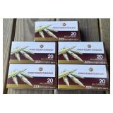 100 rnds DRT .223 Rem HP Ammo
