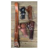 Leather Gun Belt & Holsters