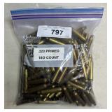 180ct .223 Rem Primed Brass