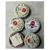 5 Tins Remington Percussion Caps