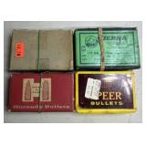 4 - Boxes of .30 Cal Carbine Bullets