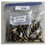 120 rnds Foreign 9mm Ammo