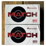 40 rnds Hornady Match 6mm Creedmoor Ammo