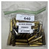 47ct .35 Rem Primed Brass