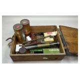 Gun Accessories in Wood Crate