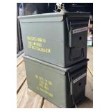 2 - Steel Ammo Cans