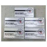 250 rnds Winchester .380 Auto Ammo
