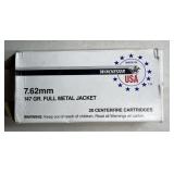 20 rnds Winchester 7.62x51 Ammo