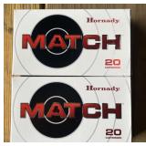 40 rnds Hornady Match 6mm Creedmoor Ammo