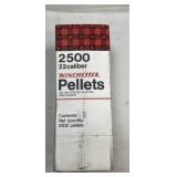 2500ct Winchester .22 Caliber Pellets