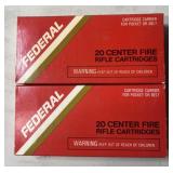 40 rnds Federal .22-250 Rem Ammo
