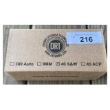 100 rnds DRT .40 S&W HP Ammo