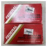 100 rnds Federal 9mm HP Ammo