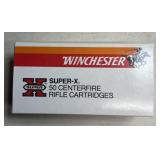 50 rnds Winchester .218 Bee HP Ammo