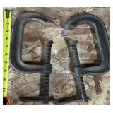 2 - 4' C-Clamps