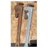 2 - Ridgid 24' Pipe Wrenches
