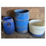 Plastic Poly Barrels