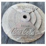 Cast Iron Coca-Cola Lollipop Sign Base