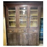 2 pc 1800's Country Store Cabinet