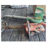 Chainsaw and Blower