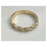 14K Marked Gold Ring