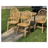 Double Drop Leaf Dinette Table & Chairs