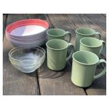 Coffee Mugs, Tommy Bahama Cereal Bowls