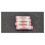 4 Rolls 2010 Lincoln Cents 2 BU Rolls Each Of