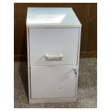 2 Drawer Office File Cabinet with Keys