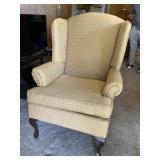 Attractive Queen Anne Wingback Chair