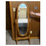 5' Oval Dressing Mirror