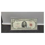 1963 $5 Red Seal Note