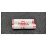 2 BU Rolls 2009-D Lincoln Cents Presidency