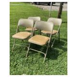 4 - Samsonite Folding Chairs