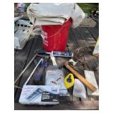 Painter's Drop Cloth, Tools, Hardware
