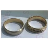 2 - 14K Gold Men's Rings