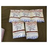 5 Packages Freeze Dried Food