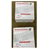 400 rnds Winchester .40 S&W Ammo