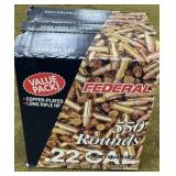500 rnds Federal .22 LR Ammo