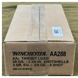 250 rnds Winchester AA 28 ga Shotshells