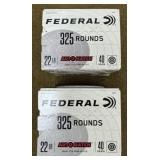650 rnds Federal .22 LR Ammo