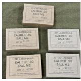 100 rnds Military .30-06 Ammo