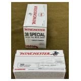 150 rnds Winchester .38 Spl Ammo