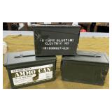 3 Metal Ammo Cans