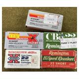 250 rnds .22 Short Ammo