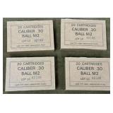 100 rnds Military .30-06 Ammo