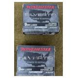 40 rnds Winchester 9mm Ammo