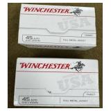 200 rnds Winchester .45 Auto Ammo