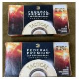 100 rnds Federal .45 Auto +P Ammo
