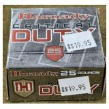25 rnds Hornady 9mm Ammo